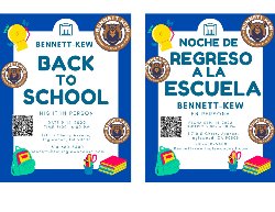 Back to School Night/Noche de regreso a la escuela